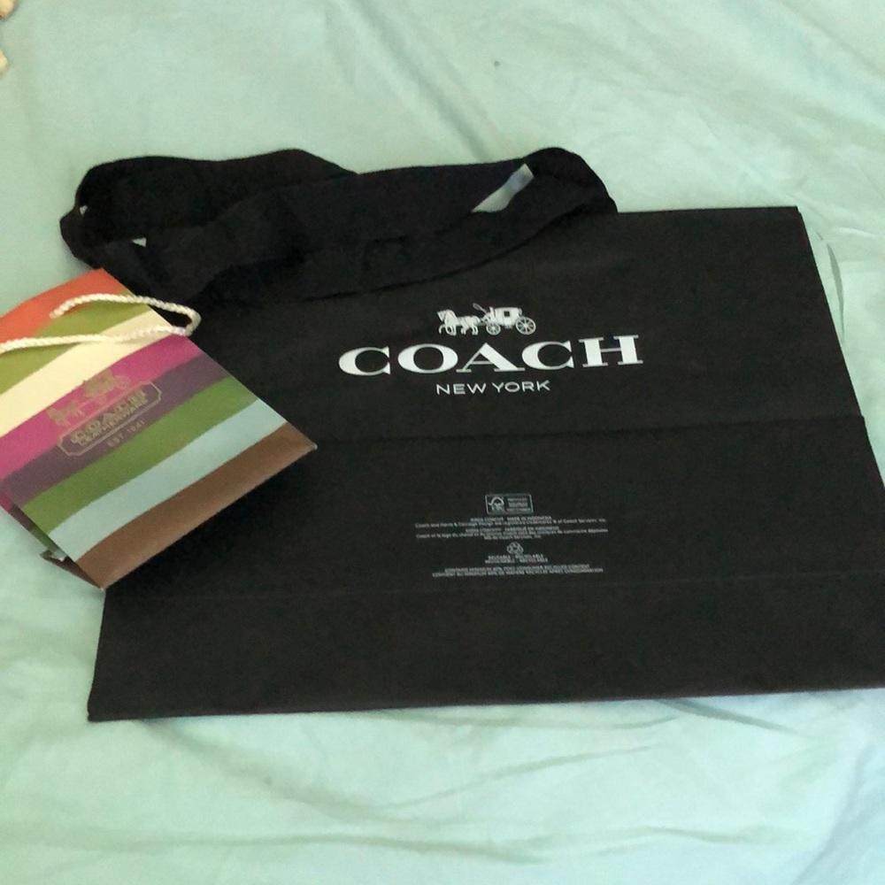 Authentic Coach bags- large and a small